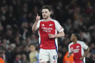 Champions League: Declan Rice scores out-of-the-world free kicks as Arsenal put three past Real Madrid – watch video | Football News