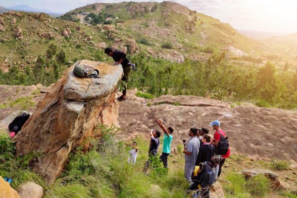 Is rock climbing picking up as a fitness option in India?