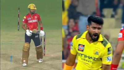 Aggressive Khaleel Ahmed roars at Shreyas Iyer in animated send-off | Cricket News